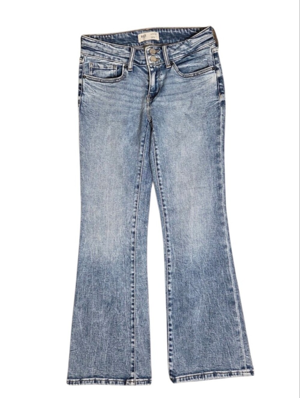 BKE Denim Stella Bootcut Slim Fit Low Rise Women's 28 X 30 Blue Jeans ABK9208S